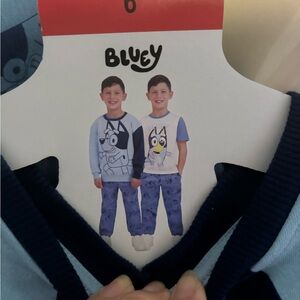 Bluey Kids Set - Blue and White